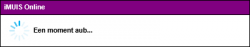 iMuis melding een moment aub